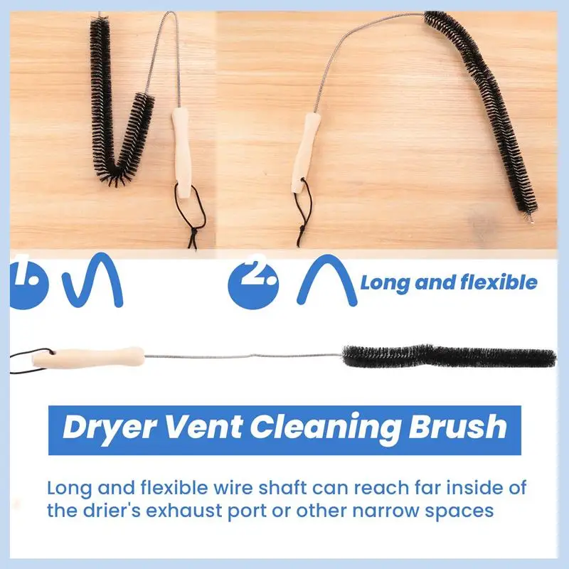 EAS-Очиститель вентиляционных отверстий Сушилка Щетка для ворса Очиститель вентиляционной ловушки Длинная гибкая щетка для катушки холодильника