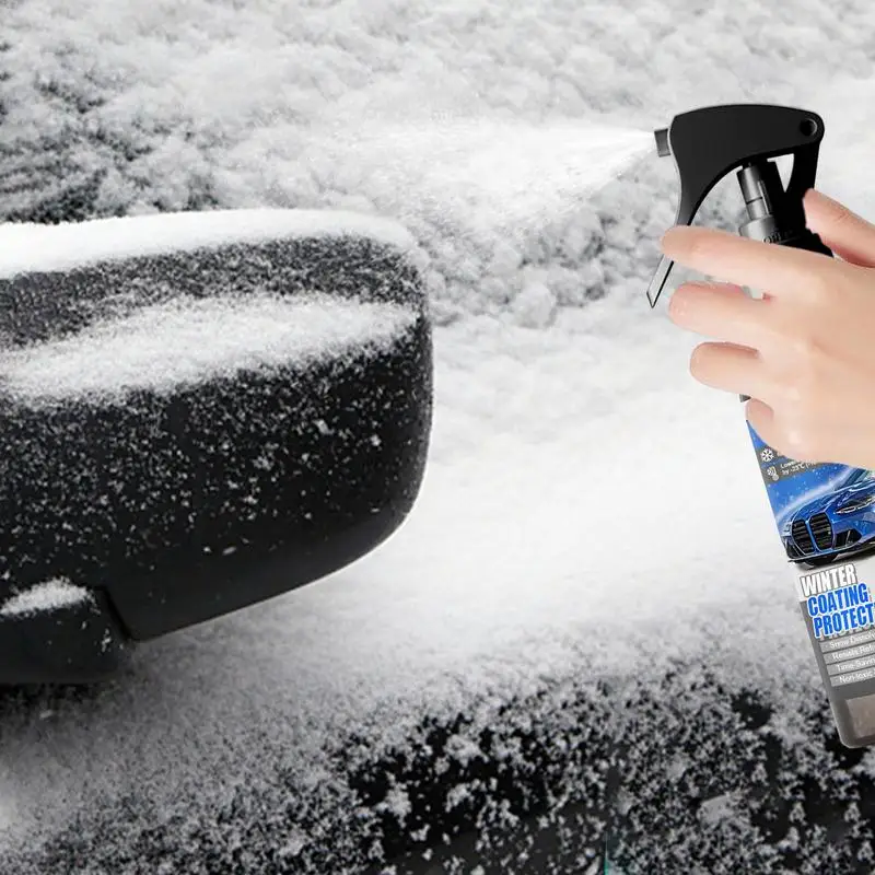 Windshield Ice Melt Spray 100ml De Icer For Car Windshield Glass Cleaner Spray Streak Free Snow Removal For Car Windshields