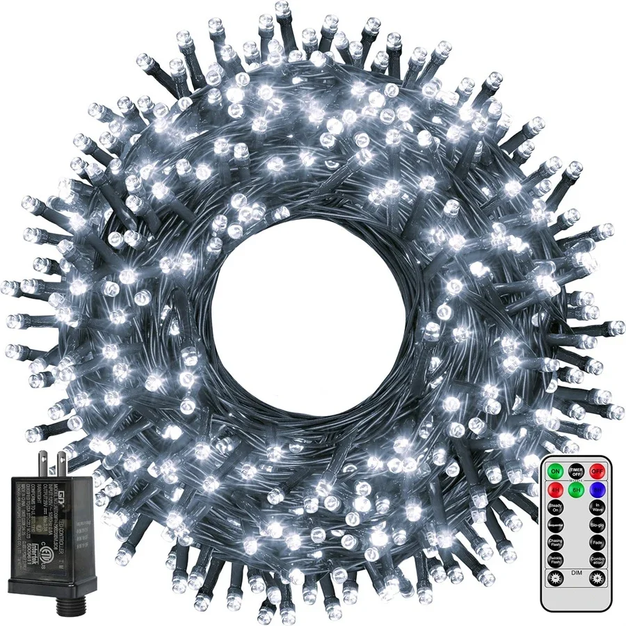 10M 20M 50M 100M Fairy Lights With Remote Outdoor Christmas Tree Garland Light Wedding Party Twinkle Fairy String Light