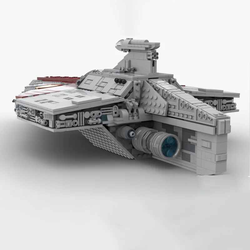 1813 PCS Space War Model Assault Cruiser MOC Customize Modular Building Block Kids Educational Model DIY Boys Festival Toy Gift