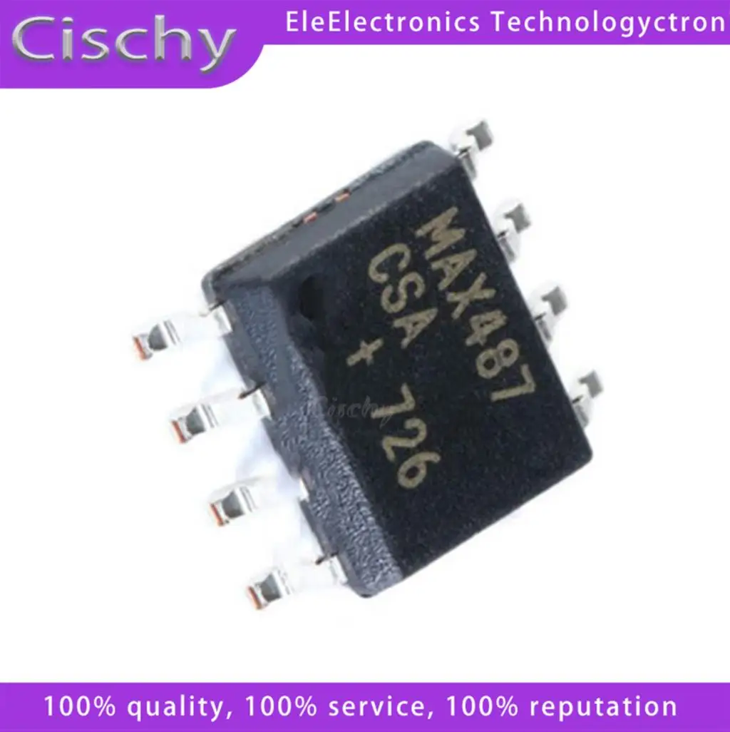 20 peças max487csa sop-8 max487 sop smd