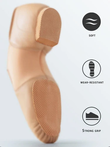 Imagen 2 del producto Zapatos de baile de Jazz de cuero genuino, zapatos para niños para hombres y mujeres, zapatos de baile de Salsa, zapatos de Jazz sin cordones con arco Neo, Ballet del vientre