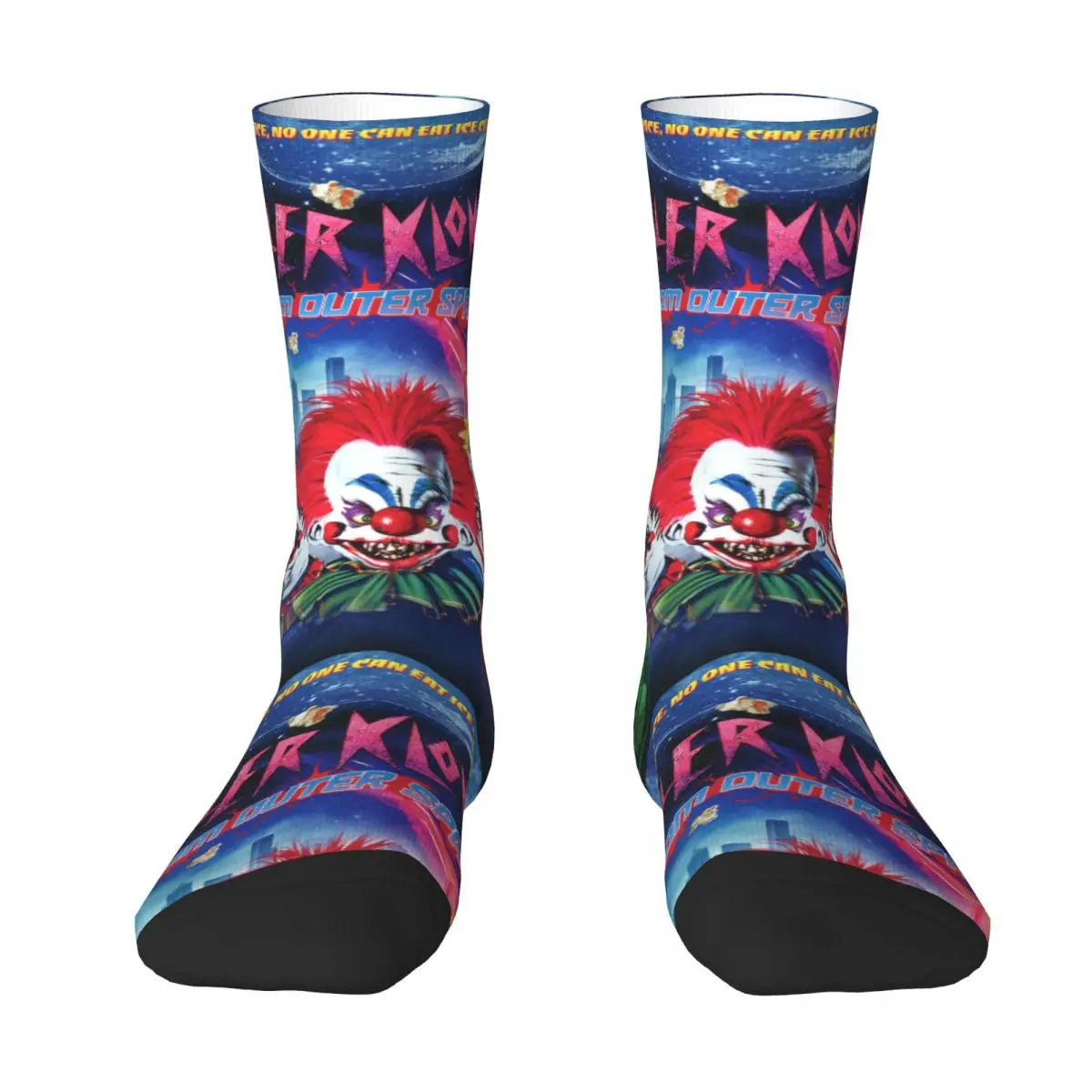 Killer Klowns From Outer Space Horror Film Unisex Winter Socks Hiking Fun printing Socks Street Style Crazy Sock