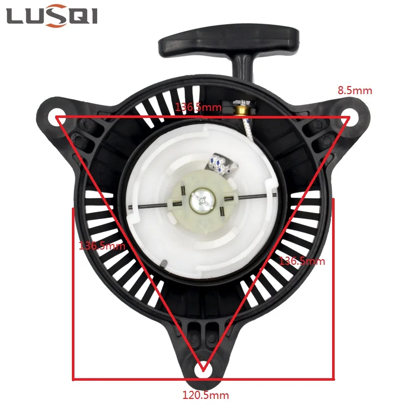 LUSQI Recoil Starter Gasoline Water Pump Grass Trimmer Engine Parts Fit Honda GXH50U GXH50 GX50 GXV50 WX15