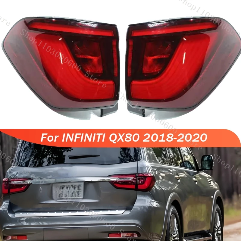 Car Tail Light Assembly For INFINITI QX80 2018-2020 European Version Rear Tail Lamp Headlight TailLight Replacement 265526GW0A 