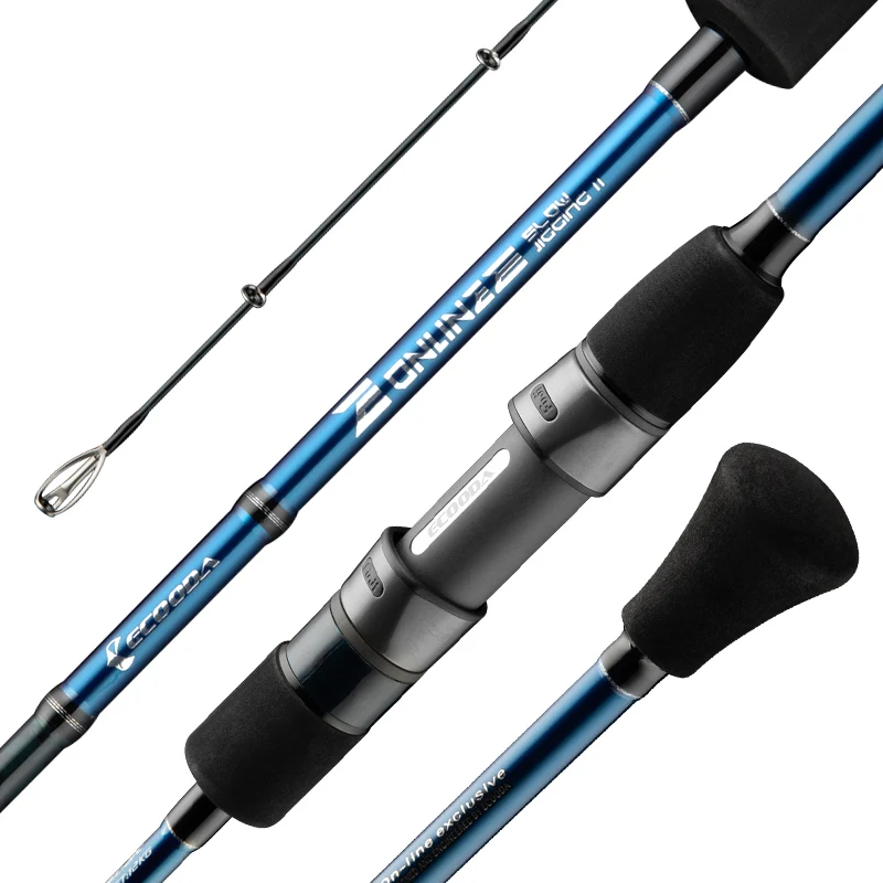 

Ecooda 2022 Online E Series EESJ II 80g-300g Slow Pitch Jigging Rod 12KG-15KG Drag Power Jigging Rod PE 1.0-4.0 Fishing Rod