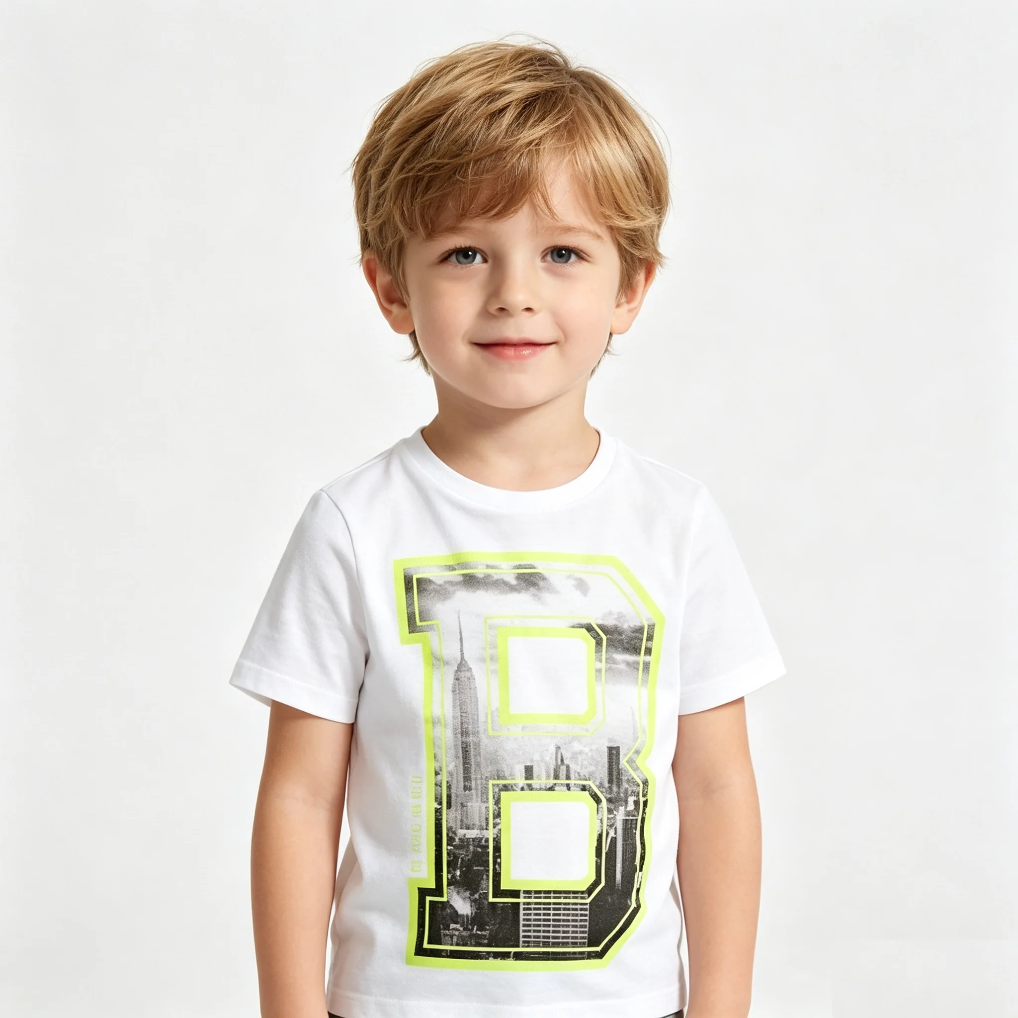 Elephant Baby Boys T Shirts Short Sleeve Tops Green Boy's T-Shirt Jumper Blouse Toddler Tee Shirt Infant Tops Outfits