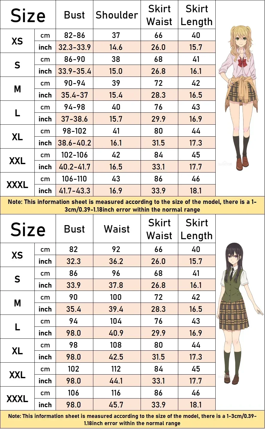 Anime Citrus Cosplay Aihara Yuzu Aihara Mei Cosplay Costume School Uniform Skirt Suit Wig Woman Halloween Party Costume