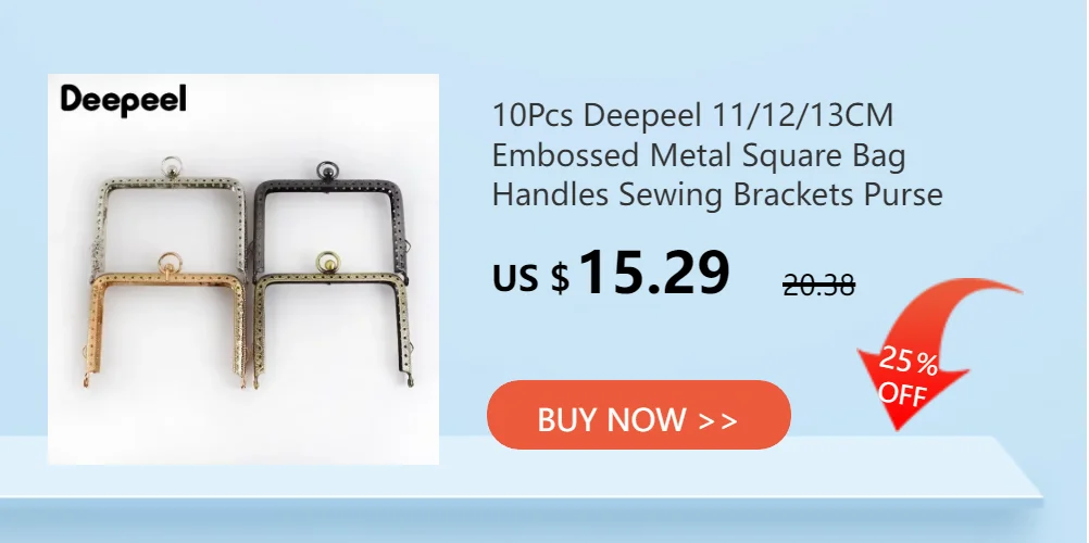 10Pcs 8.5-20cm Metal Internal Purse Frame Flex Bracket Kiss Clasp Lock Bag Closure for Sewing Handbag Craft Accessories