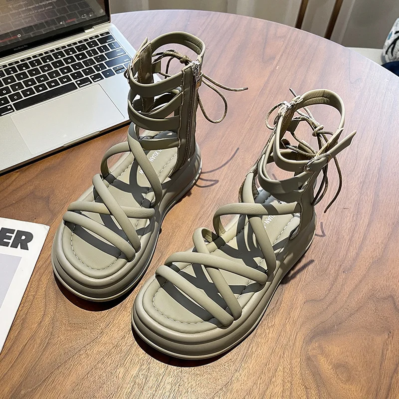 Womens Supportive Height Platform Multi-Functional Strap System Quick-Release Fasteners & Ergonomic Footbed - Daily Mobility