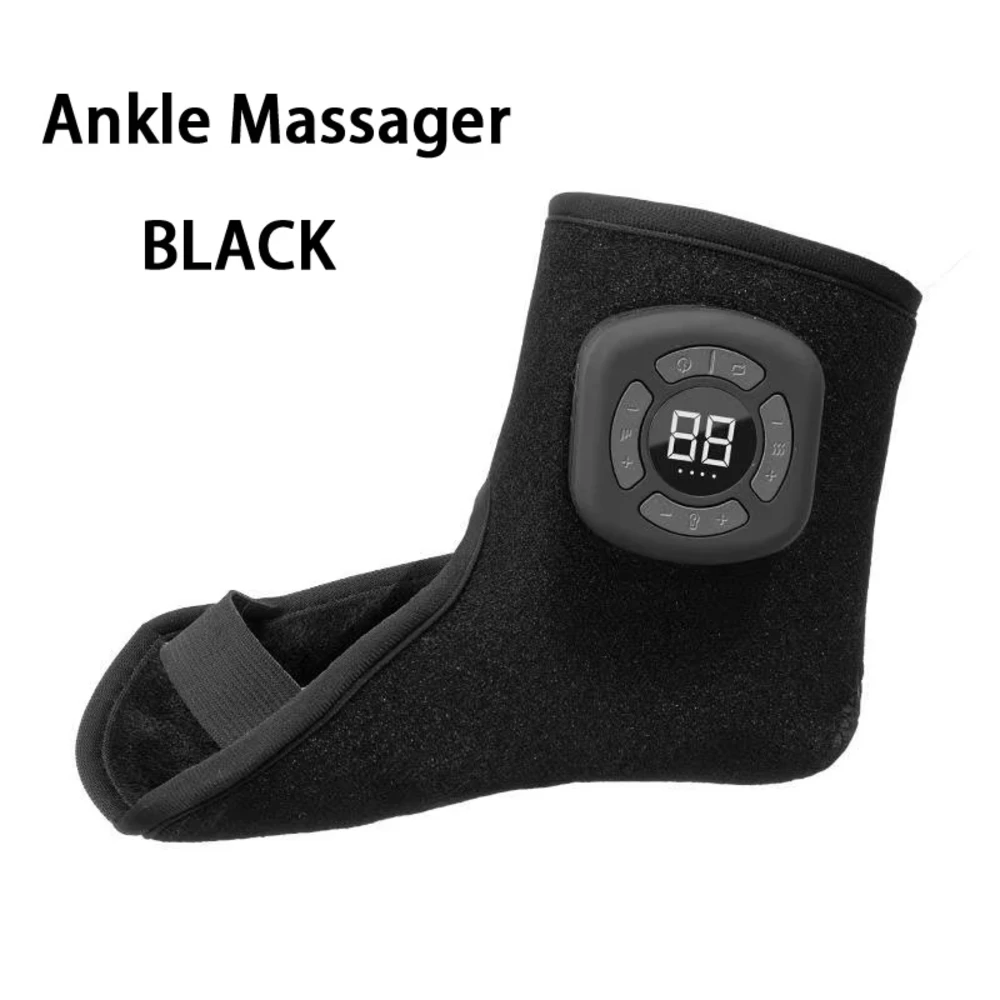 Electric Foot and Ankle Massager with Heat Vibration Air Compression for Pain Relief Muscle Relaxation Home Use Foot massager