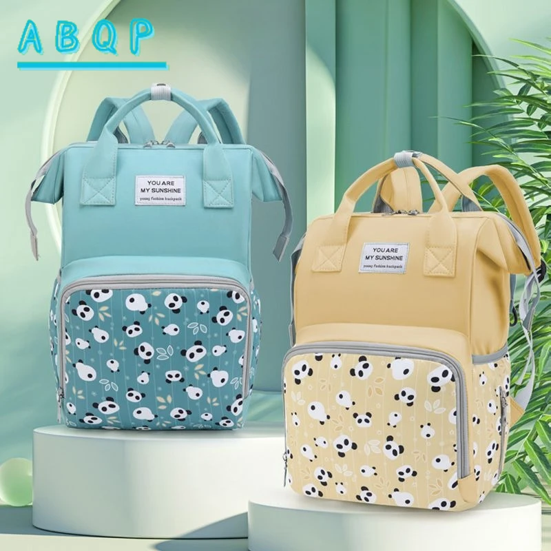 Baby Diaper Bag Backpack Large Capacity Portable Diaper Bag Backpack Cartoon Lightweight High Quality Baby Products Storage Bag