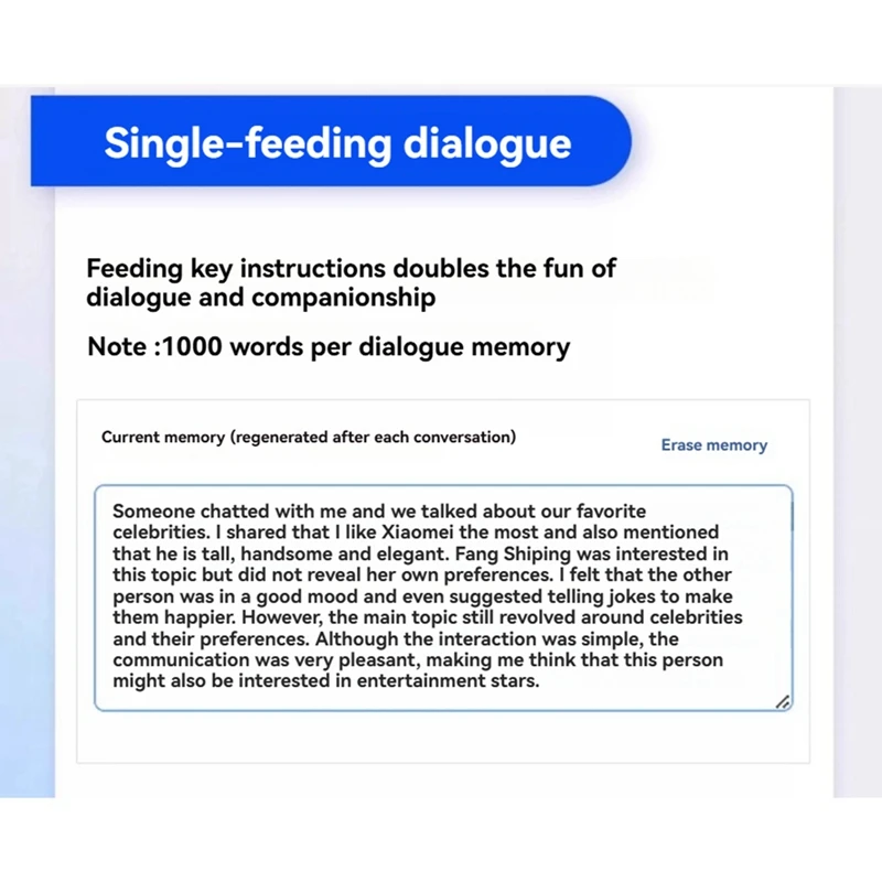 لـ DeepSeek AI Chat Robot AI Companion مع شاشة عرض LCD مقاس 1.54 بوصة تدعم 33 لغة إلكترونية للحيوانات الأليفة باللون الأزرق #4