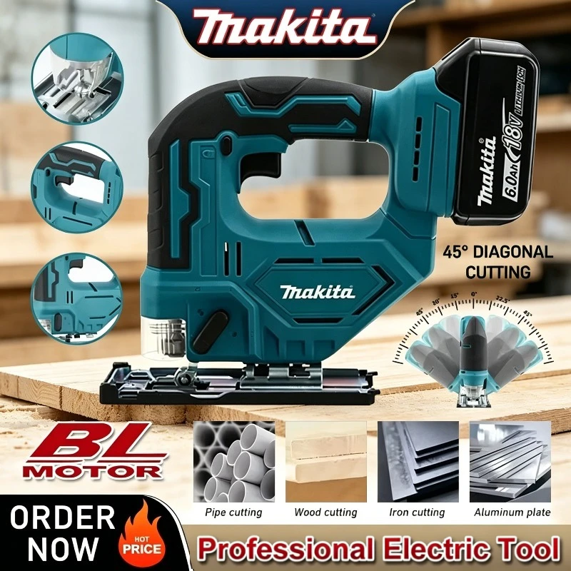 

Makita DJV182 electric reciprocating cutting machin rechargeable multifunctional woodworking wire saw Tool For 18V Battery