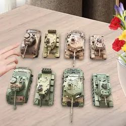 8x 1/72 Tank Toy Model Educational Toys Collectible for Children Gifts