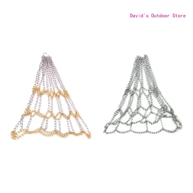 

Metal Chain Basketball Net Outdoor Goal Basketball Net Basketball Targets Net X3UA