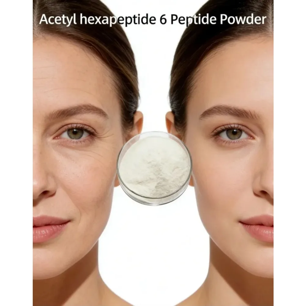 

99% Порошок из шести пептидов, ацетилгексапептид, косметический класс, против старения, для создания собственных косметических средств