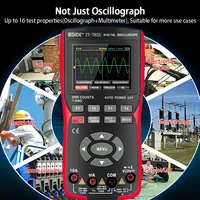 BSIDE Professional Digital Multimeter ZT-702S Handheld Oscilloscope Electrician Tester Ammeter Voltmeter Current Cap Ohm Meter