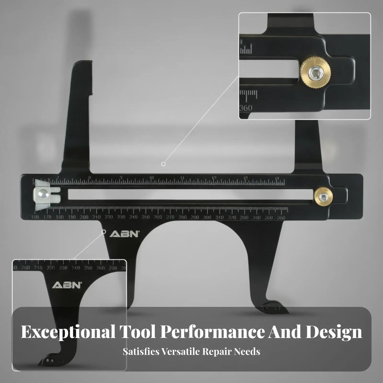 Brake Reset Tool Measuring Brake Repair Tool Steel for Garage