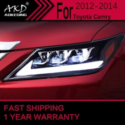 Car Lights for Toyota Camry Camry v50 LED Headlight 2012-2014 Head Lamp Drl Projector Lens Automotive Accessories