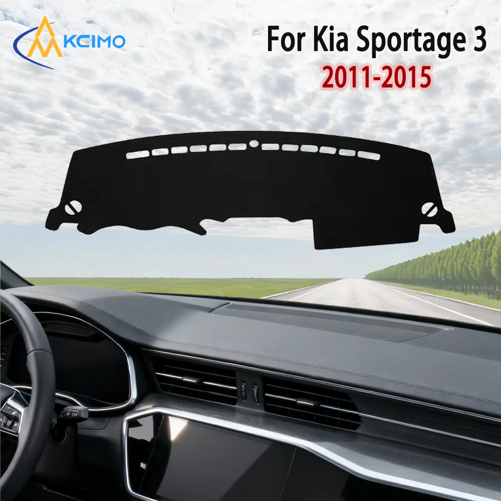 

Anti-UV Non-Slip Dash Mat for Kia Sportage 3 2011 2012 2013 2014 2015 Heat Resistant Sun Shade