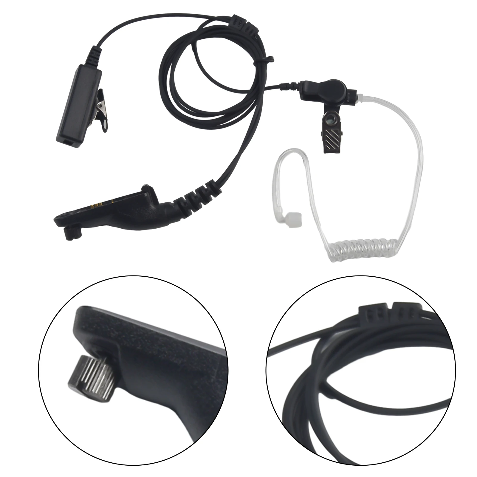 Metaal + Plastic Headset Zwart Oortje Vervanging Accessoire Voor Motorola Apx8000/7000/6000 Xpr6550/6500/6300 Radio Hot