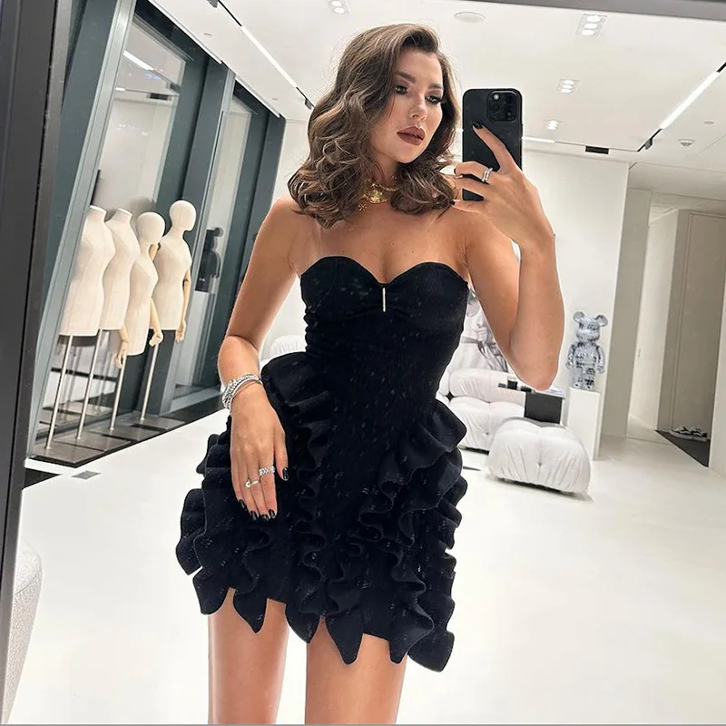 

Crystal 2024 Women Dress Female Clothes Sexy Bodycon Women Mini Dresses Outfit Evening Dress Party Club Vestidos