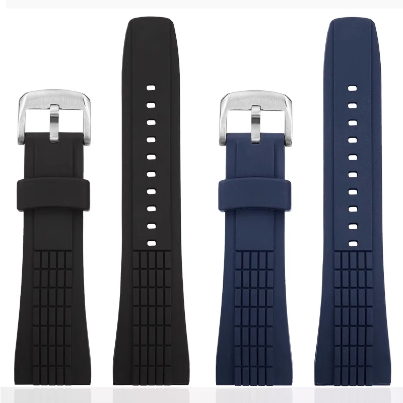 26MM Silicone Strap for Seiko VELATURA/Marine Series SRH SRH006 SNAE17 SPC007 SRH013 Men's Diving Bracelet cowhide watch band