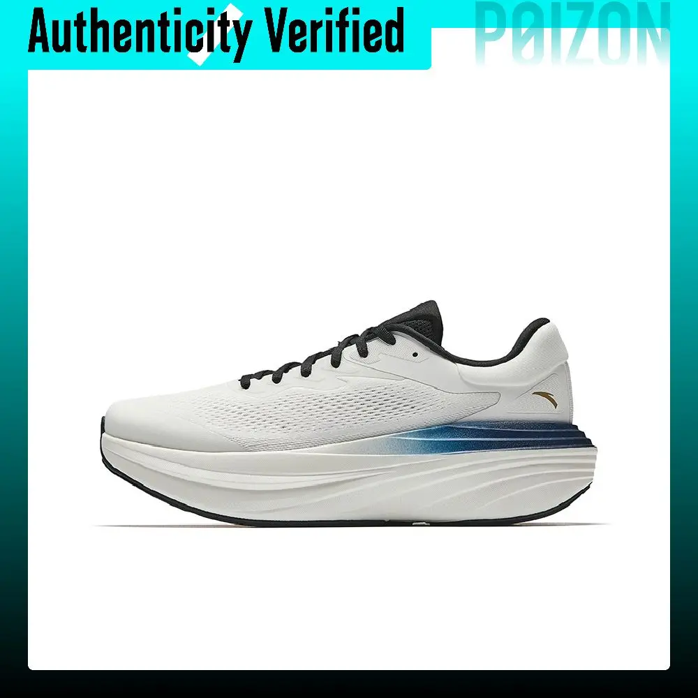 Anta Travel Steps 2s Breathable Low top Casual Long Distance Running Sprint Running Shoes Men's White 112535545-3