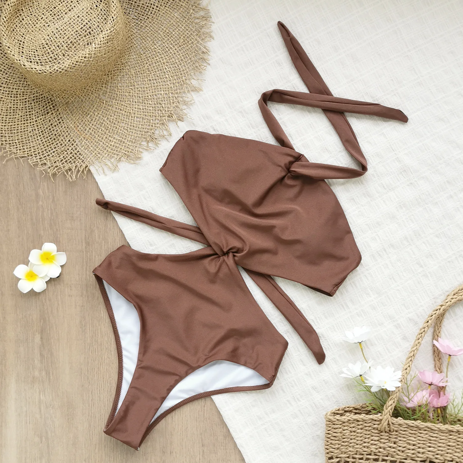

2025 Push Up Swimsuit One Piece Sexy Monokini Solid Swimwear Women Bathers Bathing Swimming Swim Suit Female Summer Beachwear