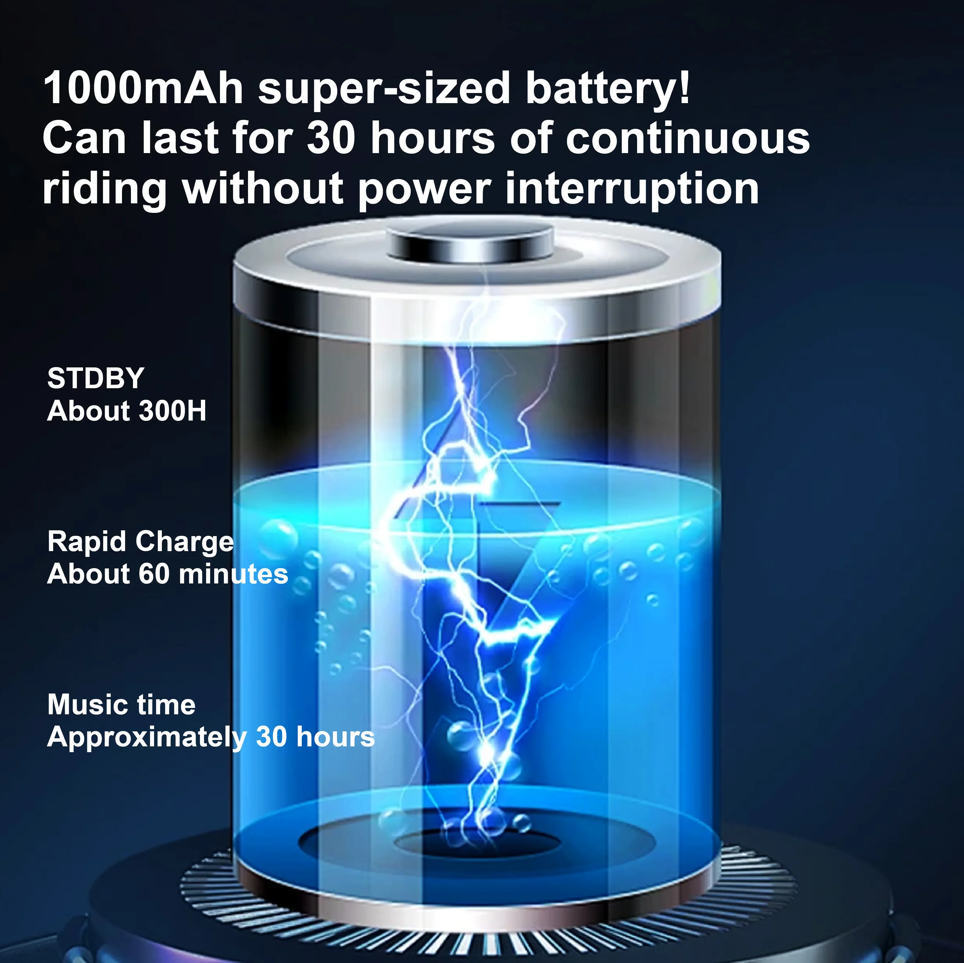 Motorcycle Helmet Intercom Headset V6.0 Bluetooth 500M Interphone Waterproof with FM Radio Music Sharing Talking Earphone