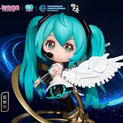 Judai Original Qingcang Studio VOCALOID Hatsune Miku Flower Rain Cute Mini PVC Action Figure Model Doll Toys