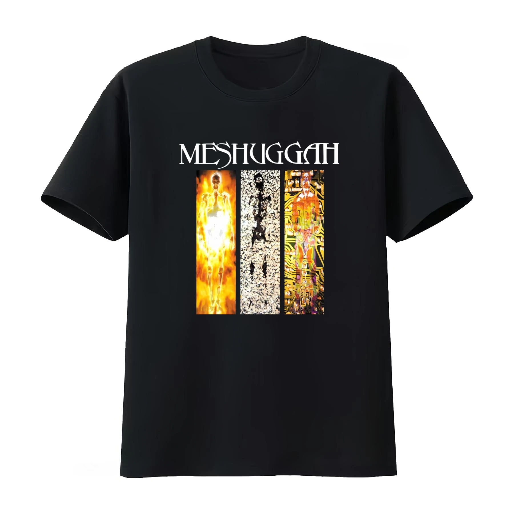 MESHUGGAH Destroy Erase Improve T Shirt Unique Art Print for Rock Fans Top Men's Clothing and Women's 2026 Summer New T Shirt