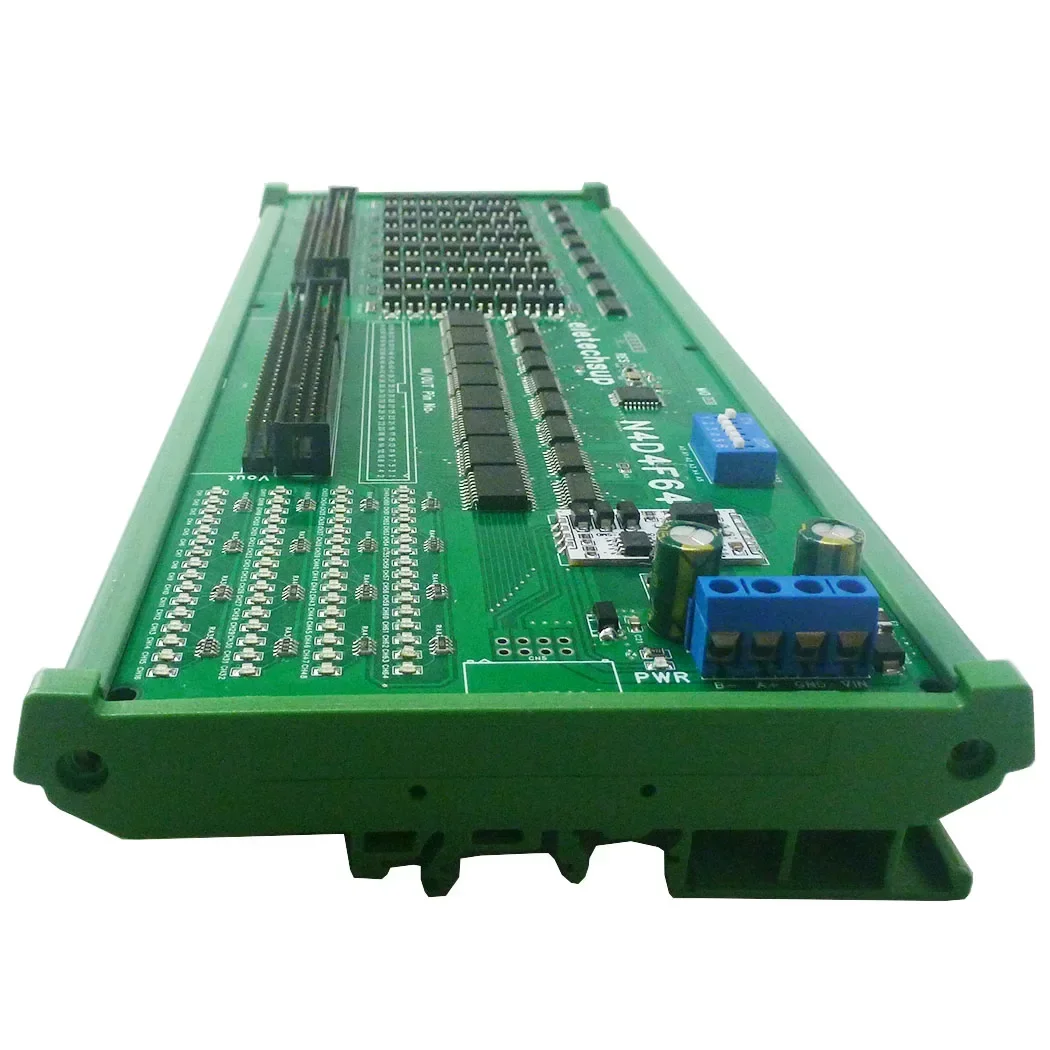 64CH Multifunction Modbus DI-DO Module DC 7-27V Isolate Input Darlington Output for PLC Relay HMI IC Tester Industrial Control