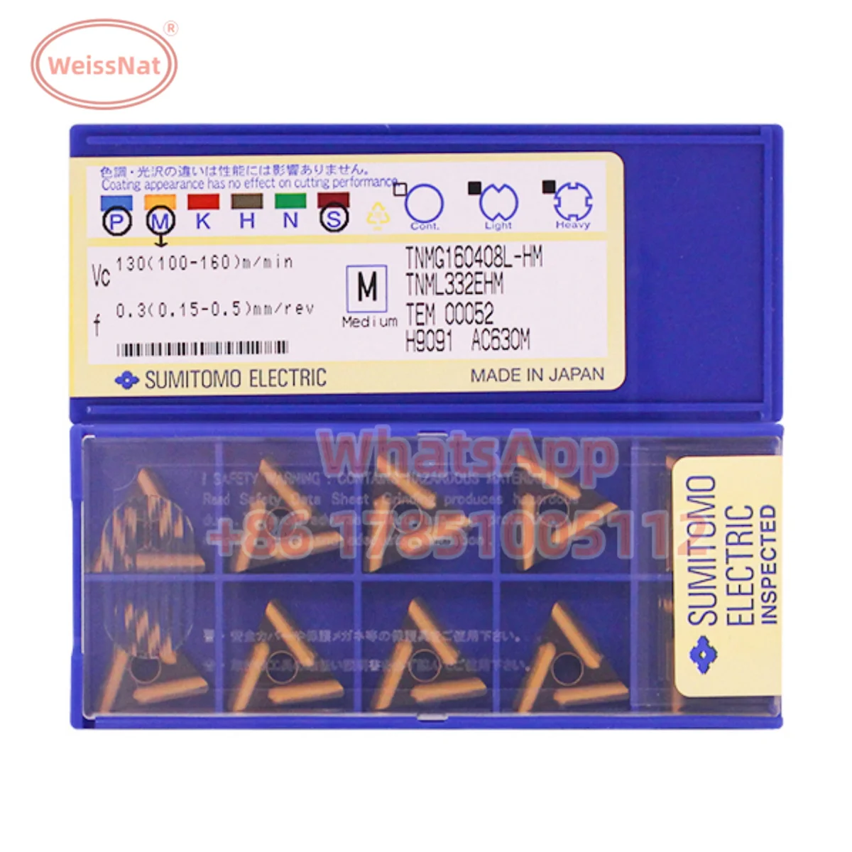

TNMG160402N TNMG160404N TNMG160408N TNMG160412N TNMG160404L AC530M AC630M AC6020M AC6030M AC6040M вставки из карбида TNMG