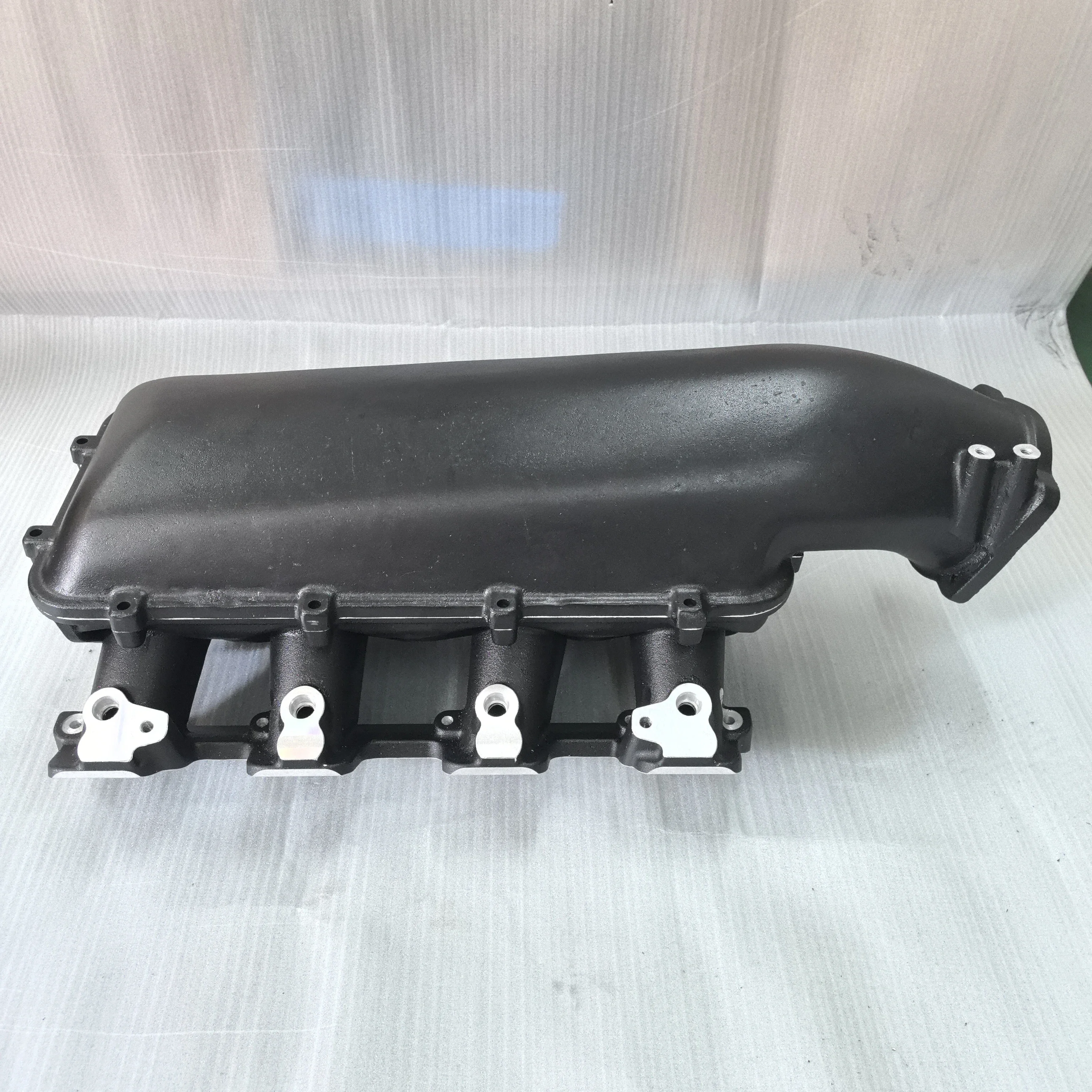 Black LS Lo-Ram EFI Intake Manifold  Manifold Fit LS1/LS2/LS6 with Fuel Rail Kits！