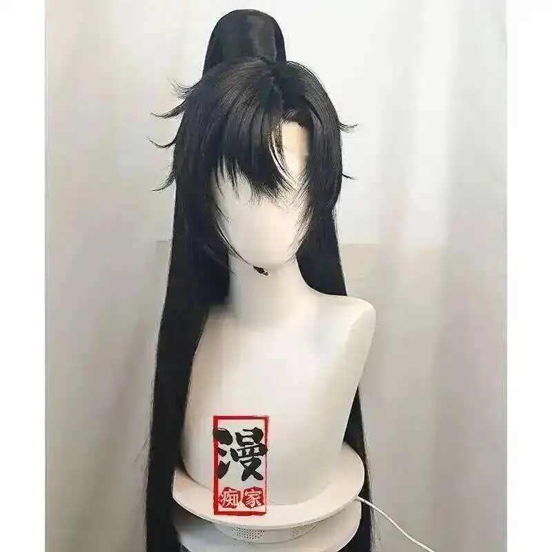 Mo Ran Styled Wig Erha And His White Cat Master Chu Wanning Customized Wig Anime Accessories Prop Ear Headwear Halloween Gifts