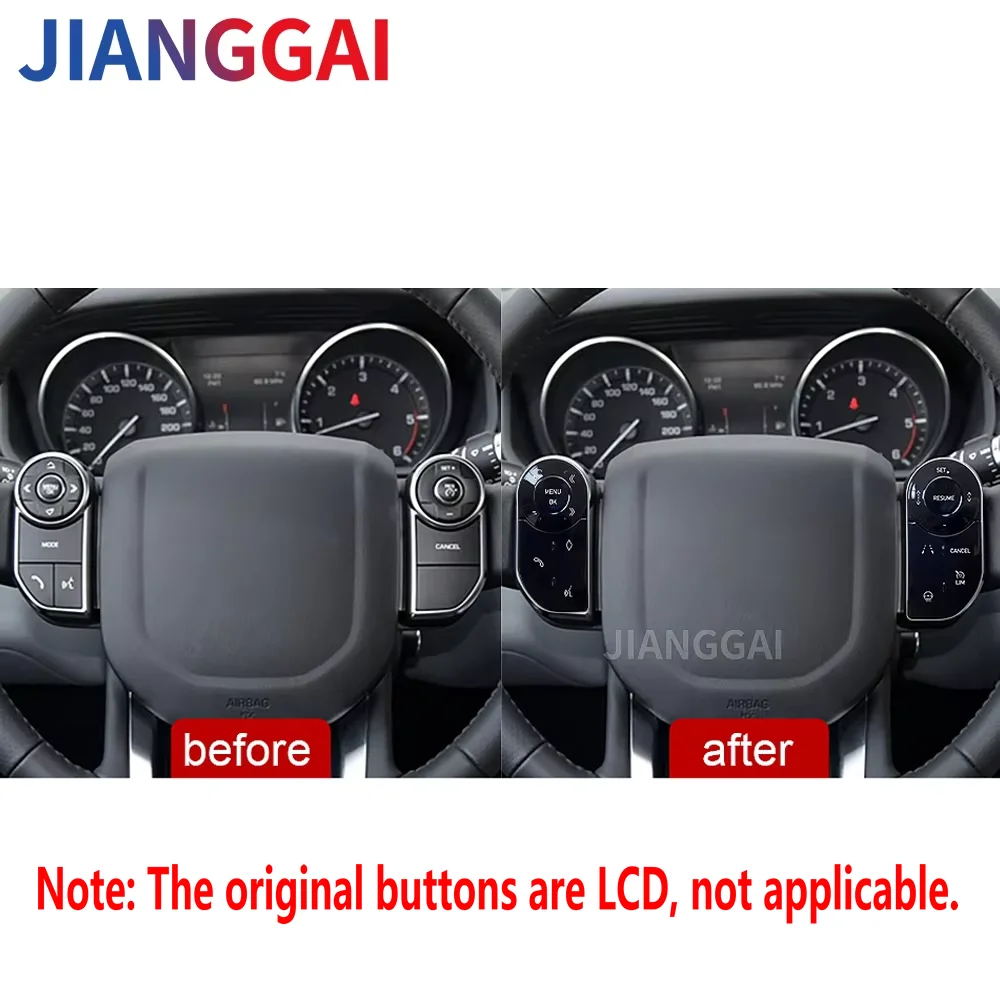 For Range Rover Vogue L405 Sport L494 Car Steering Wheel Buttons For Land Rover Discovery 5 OEM Steering Wheel Touch Button