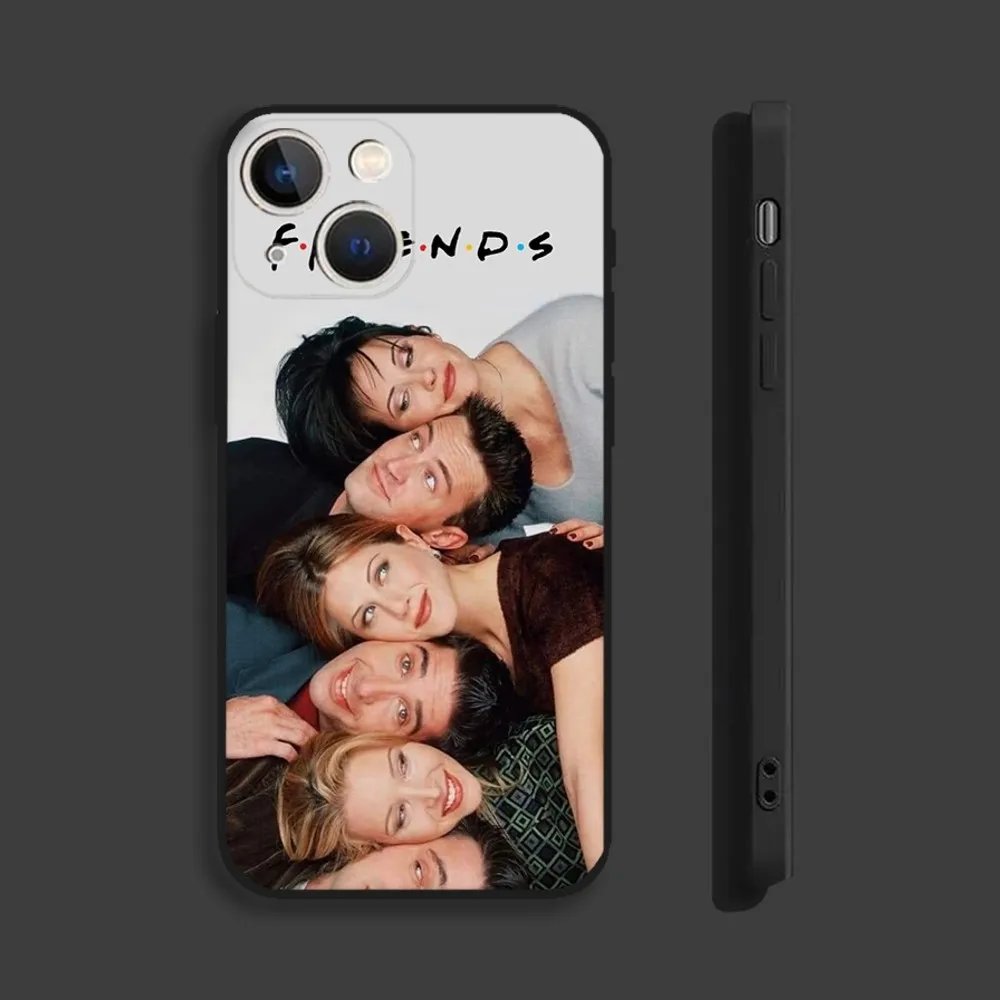 TV show Friends Together Phone Case For iPhone 15,14,13,12,11 Plus,Pro,Max,XR,XS,X,7,8 Plus,SE,Mini Silicone Soft