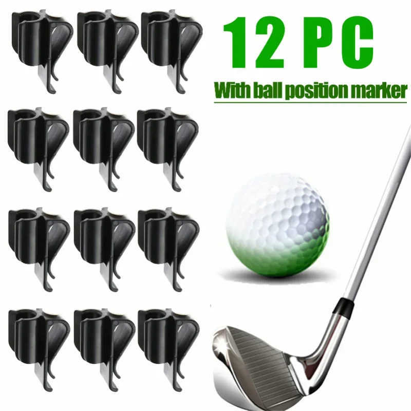 Golf Putter Holder Golf Bag Clip Fixed Golf Clubs Buckle Ball Training Aids Golf Accessories Outdoor Sports Game Swing Trainer