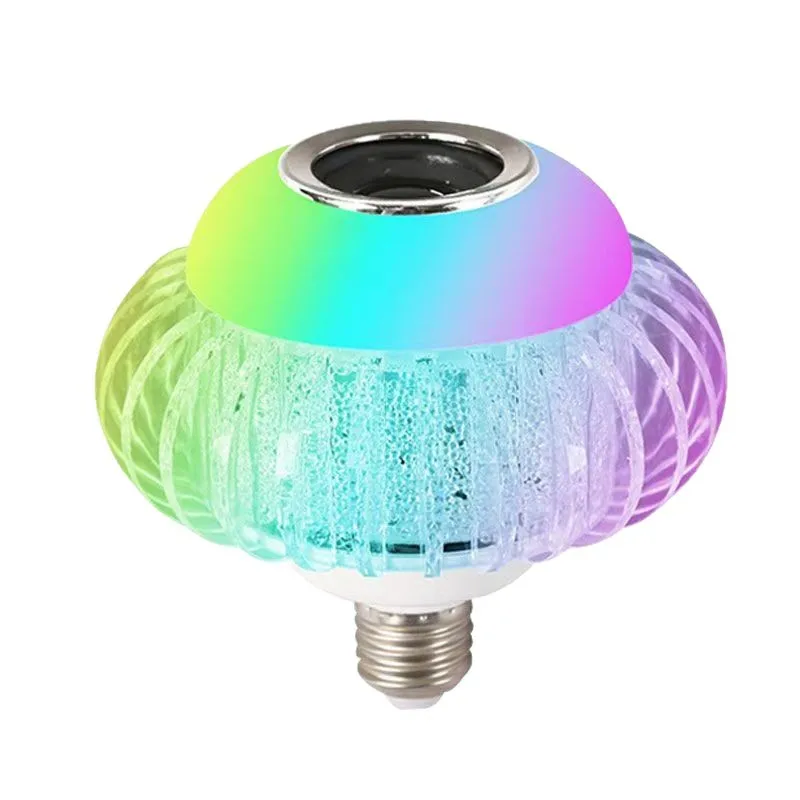 Bunte LED-Bluetooth-Smart-Glühbirne für Schlafzimmer, KTV, RGB-Stimmungsbeleuchtung mit Fernbedienung zum Farbanpassung und Dimmen