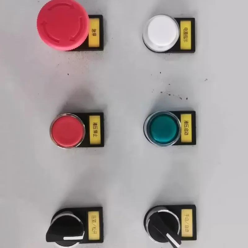 100 pieces 16mm 22mm 30mm aperture Button Label Identification Plate Plastic Push Button Switch Protector Panel Label Frame