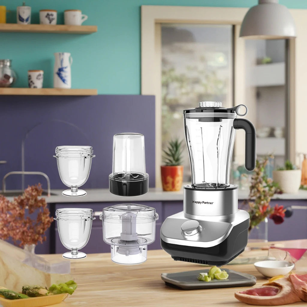 

Happy Partner Professional 6 in 1 Electric Bench Blender and Juicer Blender Grinder Optional Blender Juicer
