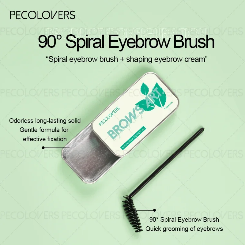 1PC Fruit-Flavored Transparent Eyebrow Gel - Moisturizing & Soft Texture, Crafts Natural Wild Brows, Suitable for All Skin Types