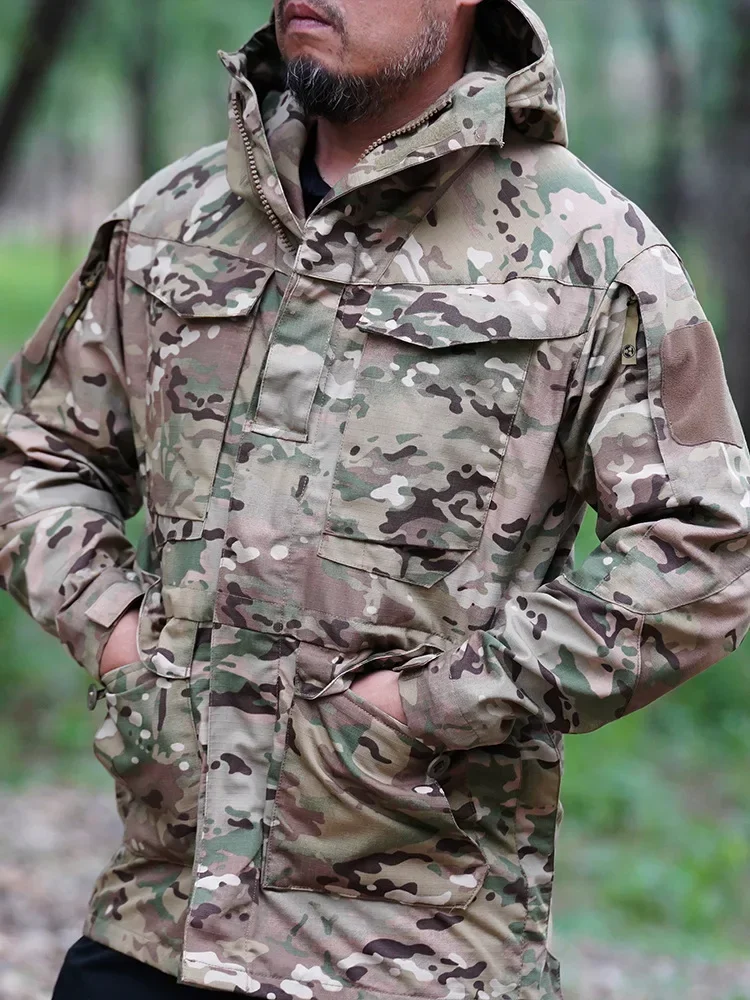 Man M65 tactical windbreaker camouflage jacket urban outdoor clothing mountaineering clothing training uniform New