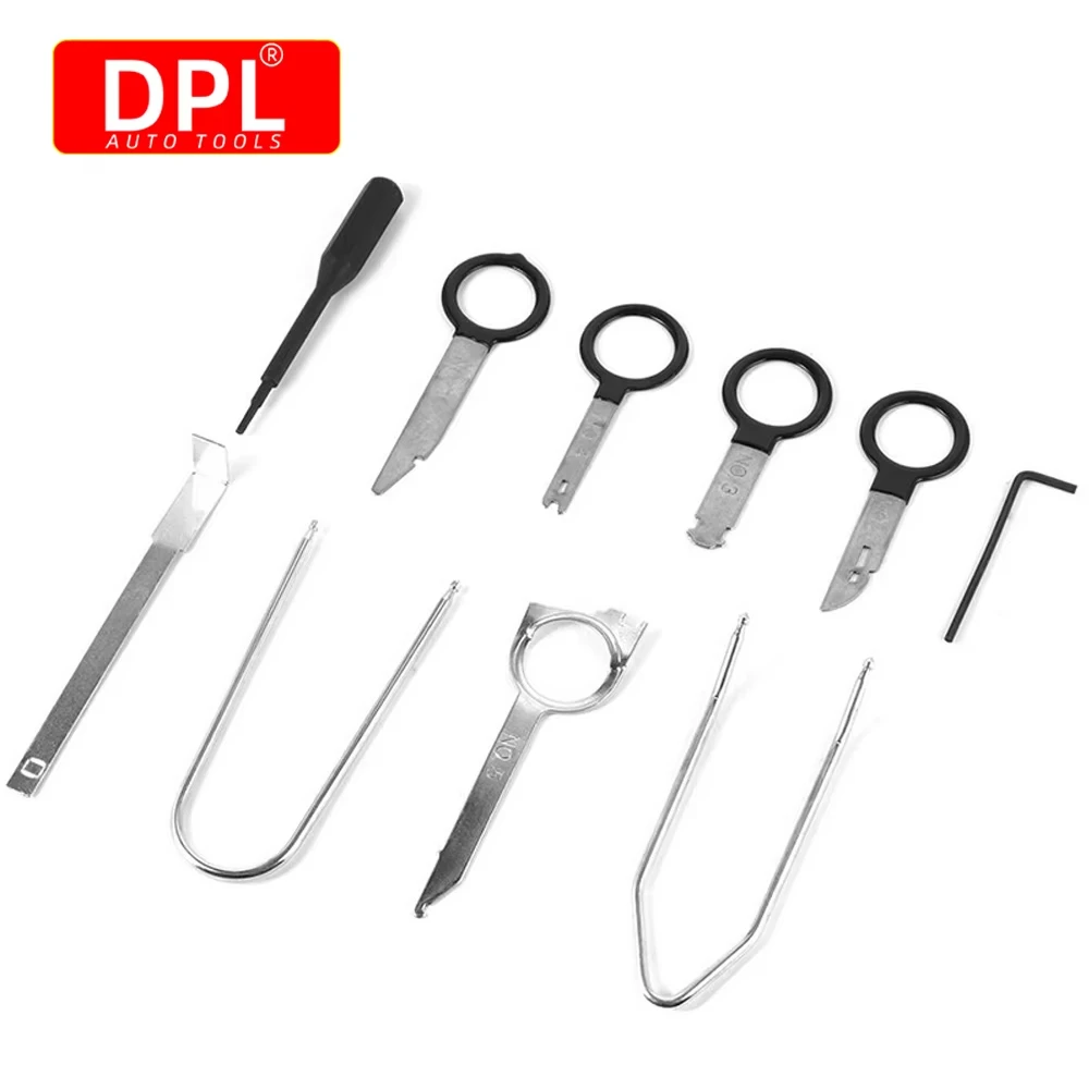 20 pcs Vehicle Radio Removal Tools Door Panel Removal Realese Stereo Headunit Audio Keys Navigation Dash Trim Install Tools Kit