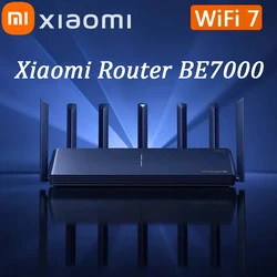 Router Xiaomi WiFi 7 BE7000 wzmacniacz sygnału 2.4G i 5G wzmacniacz przedłużający wzmacniacz gigabitowy 160 MHz 1 GB pamięci trójzakresowy siatkowy router Wi-Fi