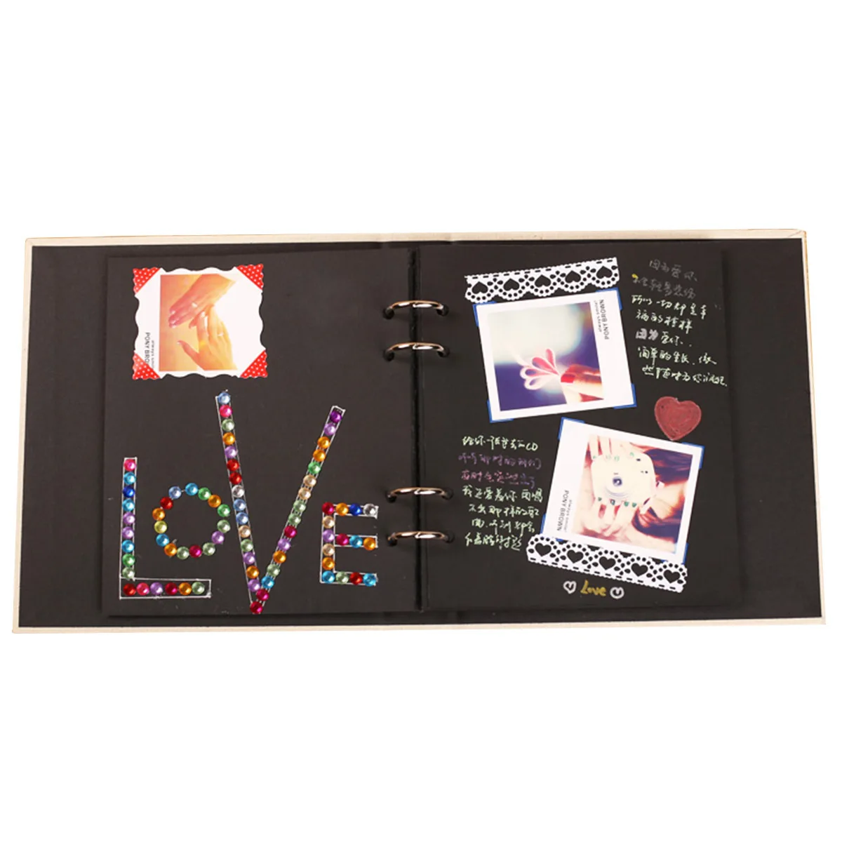 

2 Sheets Acrylic Diamond Stickers DIY Creative Crystal Beads Multi-Purpose Decoration Paste for Crafts Calendars Scrapbooks