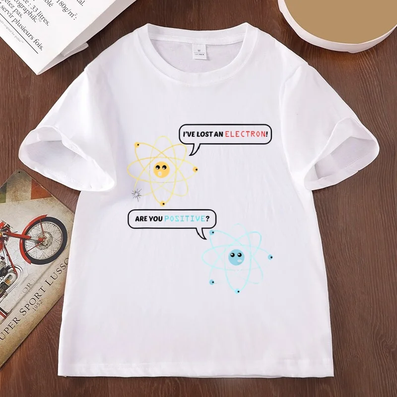 I Lost An Electron Are You Positive T-shirt Chemistry Joke T-Shirts Funny Nerdy Atom Science Graphic Tee Physics Lovers Clothes