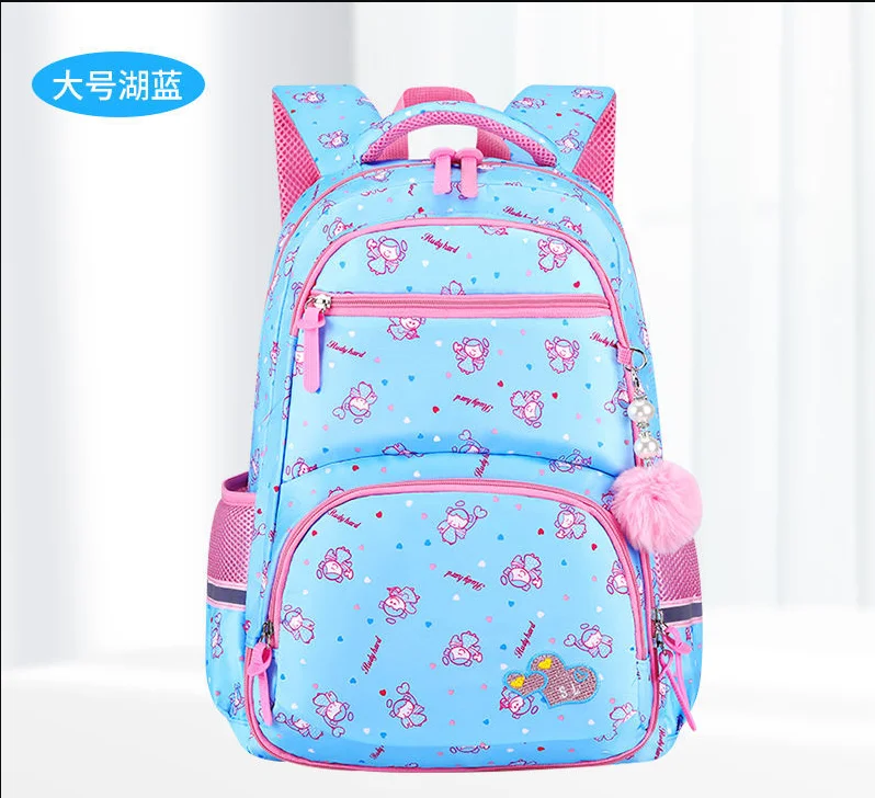 Mochilas impermeables para niños, morral escolar Unisex de moda, bonito, cinco colores opcionales